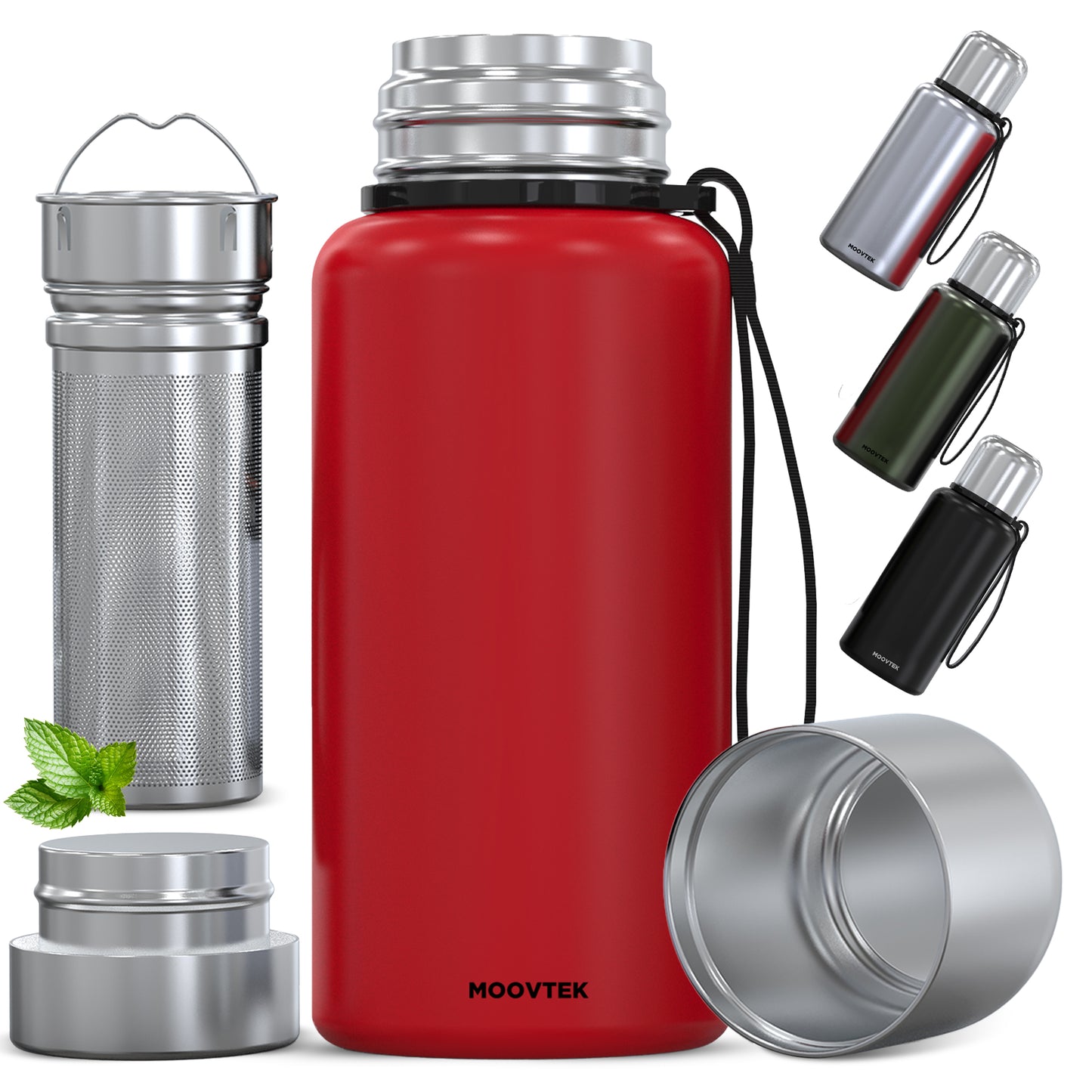 Thermos à thé avec infuseur et tasse