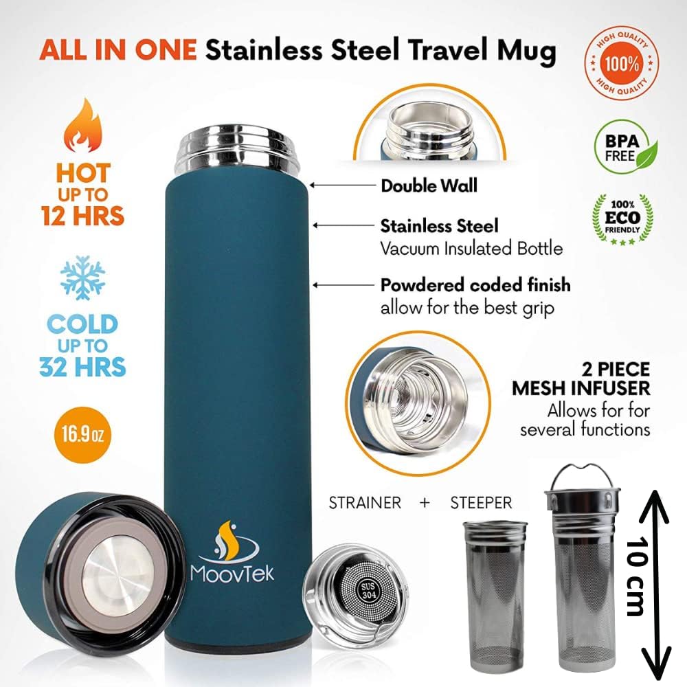 Thermos thé avec infuseur amovible 450 ml