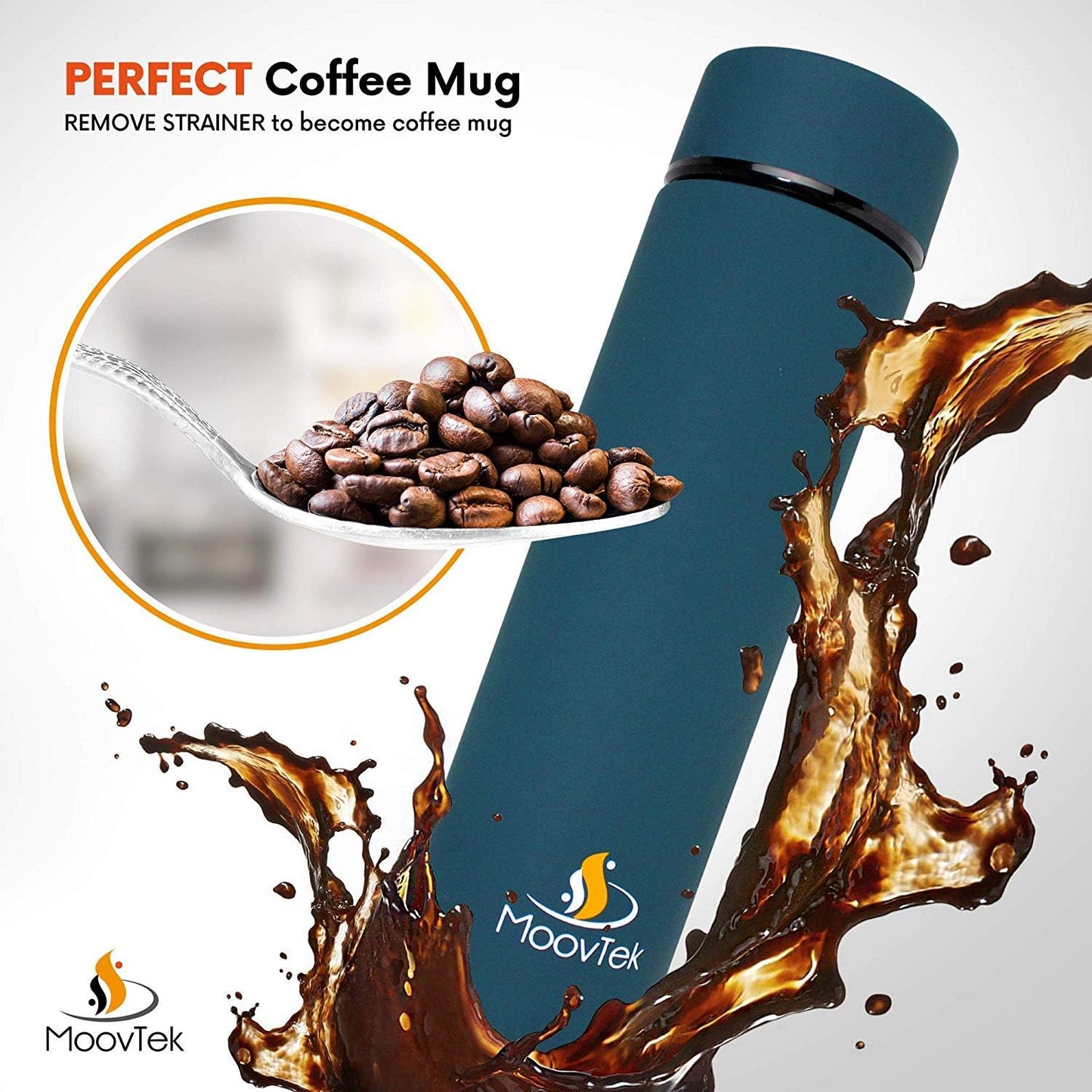 Thermos thé avec infuseur amovible 450 ml