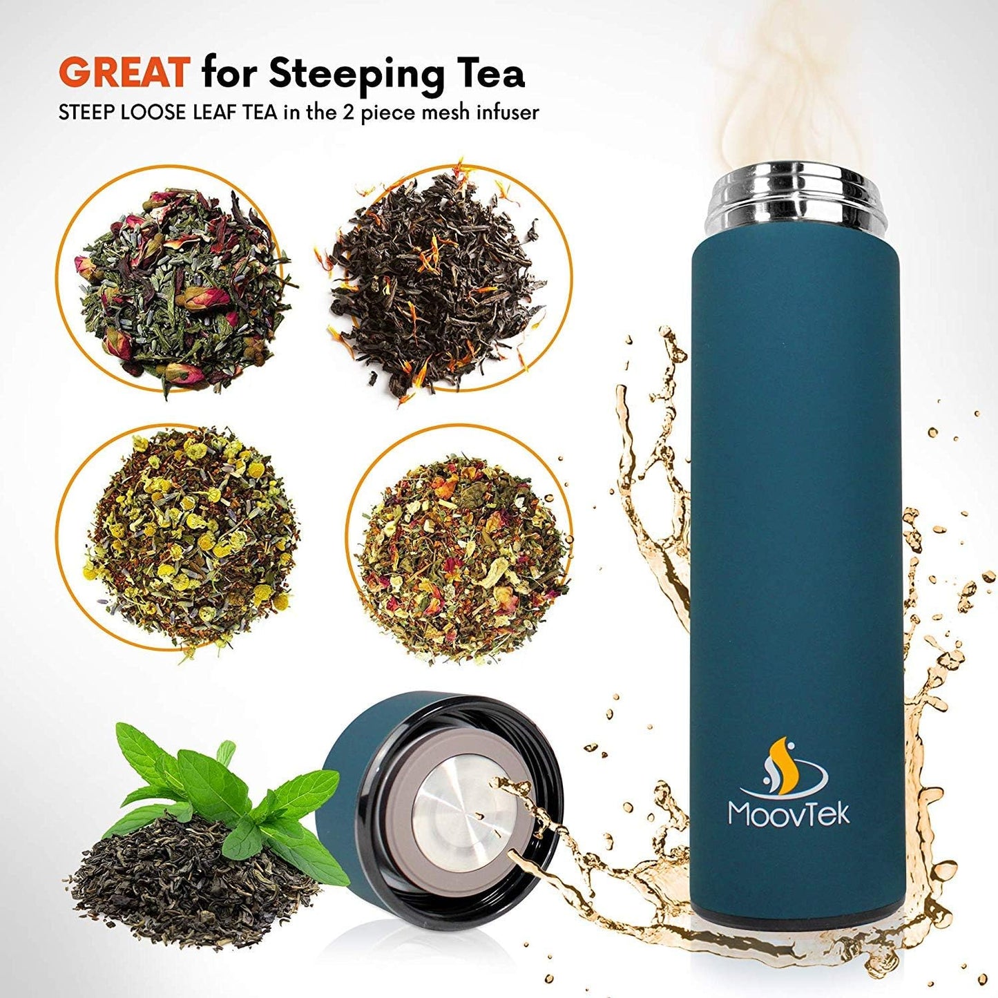 Thermos thé avec infuseur amovible 450 ml